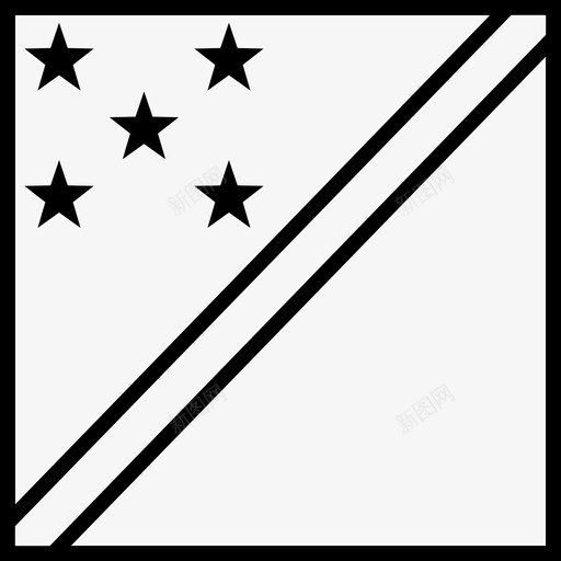 所罗门群岛国旗国家slb图标svg_新图网 https://ixintu.com slb 世界 国家 国旗 所罗门群岛 方形 旗帜 简化