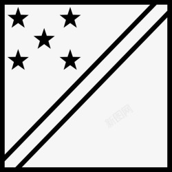 所罗门标志所罗门群岛国旗国家slb图标高清图片
