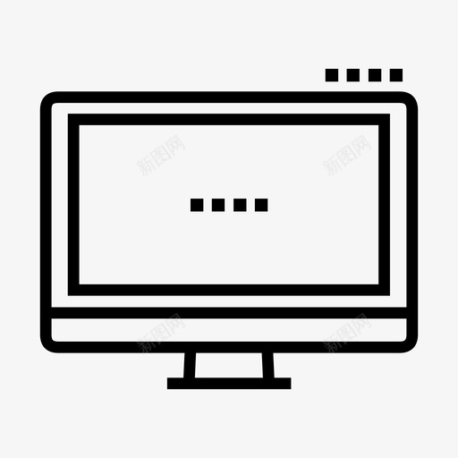 imac一体机电脑图标svg_新图网 https://ixintu.com imac 一体机 桌面 现代科技 电脑 科技