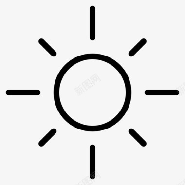 太阳白天季节图标图标