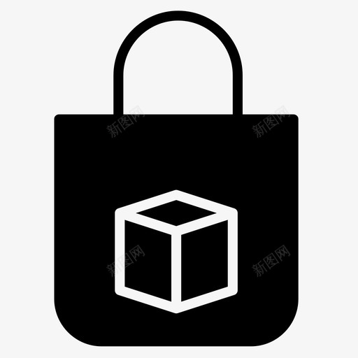 购物袋startup45实心图标svg_新图网 https://ixintu.com startup 实心 购物袋