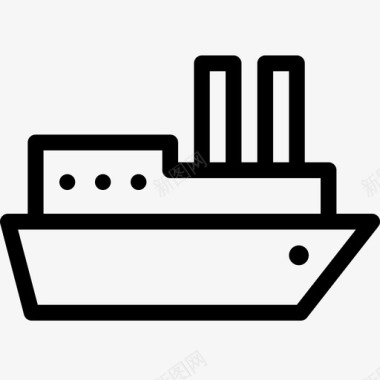 船渡船交通工具图标图标