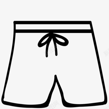 短裤裤子内衣图标图标