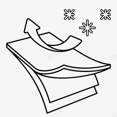 防雪织物薄膜性能图标图标