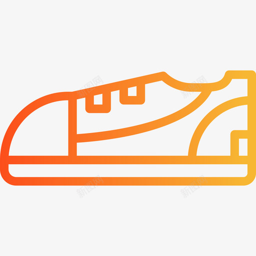 运动鞋背包客4渐变色图标svg_新图网 https://ixintu.com 变色 渐变 背包 运动鞋