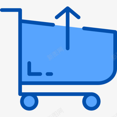 购物车购物130蓝色图标图标