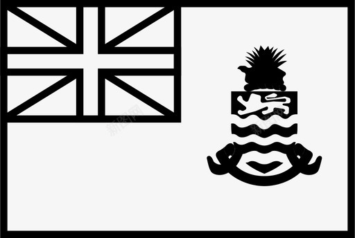 开曼群岛国旗开曼群岛塞浦路斯货币图标图标