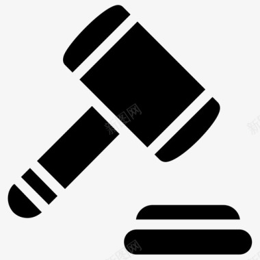 法律平等司法符号图标图标