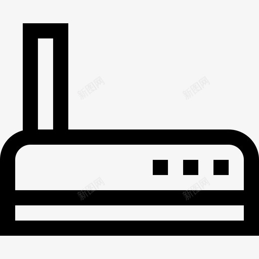 路由器家庭自动化16线性图标svg_新图网 https://ixintu.com 家庭 线性 自动化 路由器