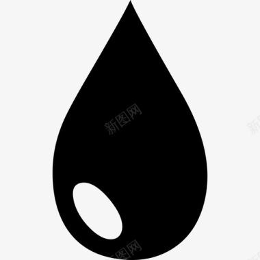 液滴矿物油图标图标