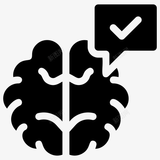 大脑信息大脑人脑图标svg_新图网 https://ixintu.com 个人 人脑 信息 员工 大脑 头脑 字形 沟通 神经 管理 素质