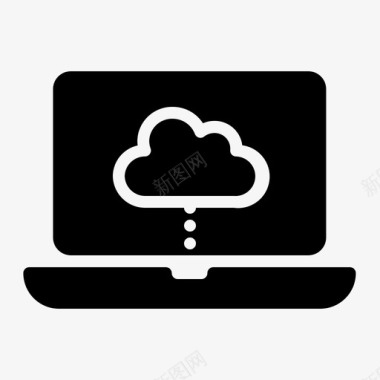 本地服务器云internet图标图标