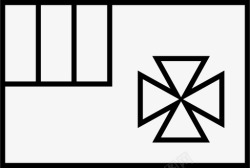 简略瓦利斯和富图纳群岛国旗国家世界图标高清图片