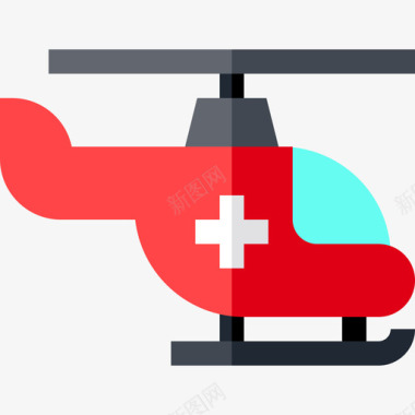 直升机53号医院平的图标图标