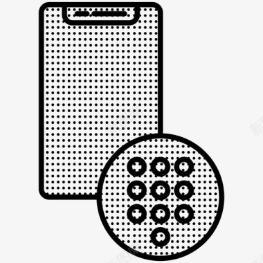 手机小键盘通话智能手机小键盘图标图标
