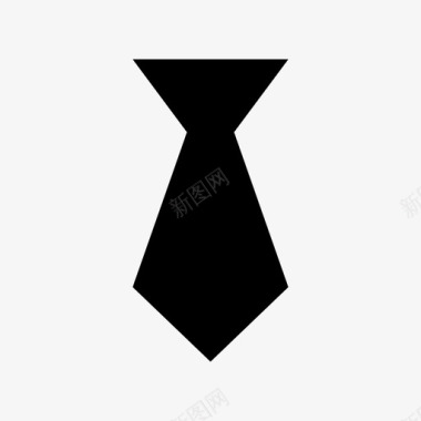 黑领带图标图标