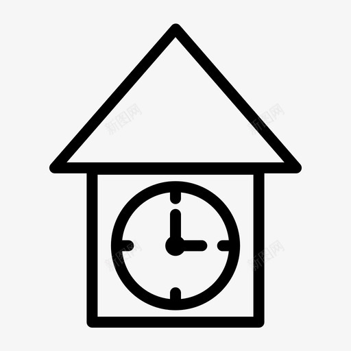时钟装饰分钟图标svg_新图网 https://ixintu.com 分钟 时钟 时间 装饰 计时器