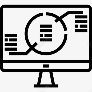 图表分析7线性图标图标