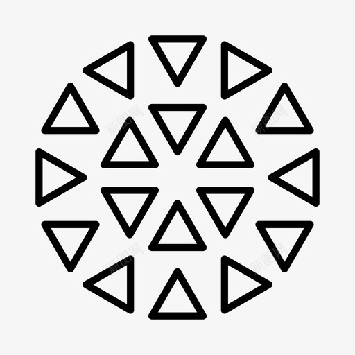 圆形图案几何图案线条图案图标svg_新图网 https://ixintu.com 几何图案 图案 圆形图案 线条图案 重复图案