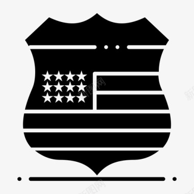 美国安全标志图标图标