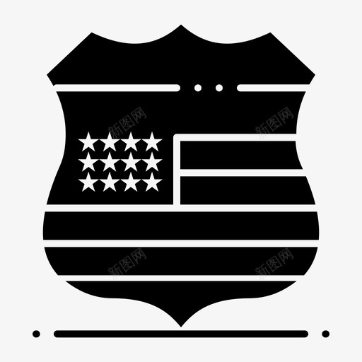 美国安全标志图标svg_新图网 https://ixintu.com 安全 标志 美国