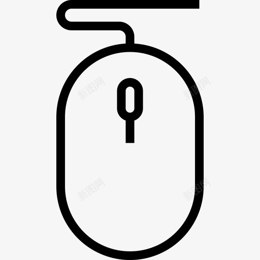鼠标计算机18线性图标svg_新图网 https://ixintu.com 线性 计算机 鼠标