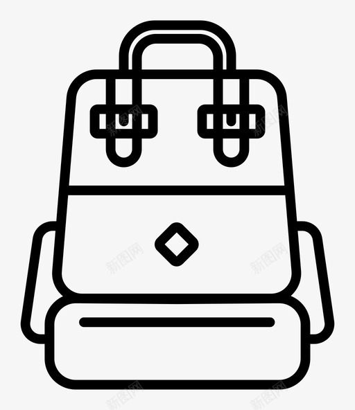背包探险徒步旅行图标svg_新图网 https://ixintu.com 学校 学生 徒步旅行 探险 旅行 社交 背包