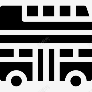 巴士城市生活8号满载图标图标