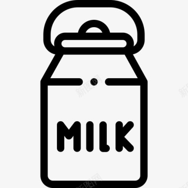 牛奶荷兰5直系图标图标