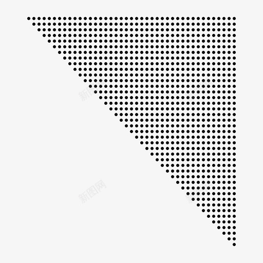 点圆装饰图标svg_新图网 https://ixintu.com 三角形 图案 圆点 框架 装饰