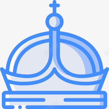 皇冠珠宝6蓝色图标图标