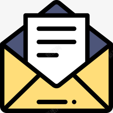 电子邮件营销SEO15线性颜色图标图标
