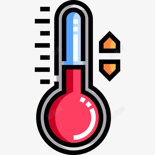 温度domotics10线性颜色图标svg_新图网 https://ixintu.com domotics10 温度 线性颜色