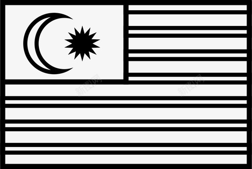 马来西亚国旗世界国旗简体轮廓图标svg_新图网 https://ixintu.com 世界 国旗 简体 轮廓 马来西亚
