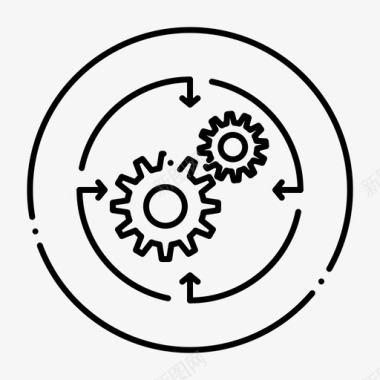 解决方案业务公司图标图标