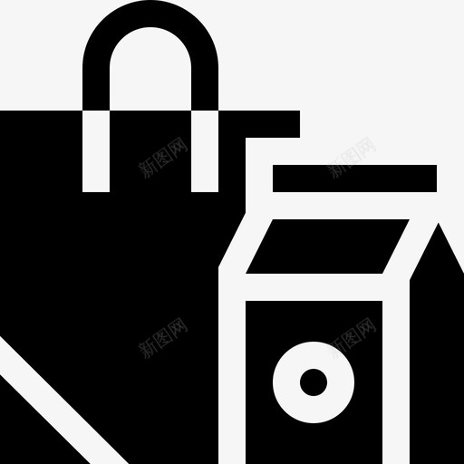 购物袋零售价25装满图标svg_新图网 https://ixintu.com 装满 购物袋 零售价