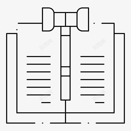 商业版权数字图标svg_新图网 https://ixintu.com 唱片 商业 数字 数字法律和声音工作室细线 法律 版权