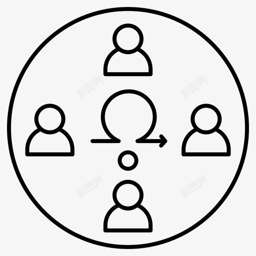 敏捷设置敏捷团队开发团队图标svg_新图网 https://ixintu.com 会议 冲刺 回顾性 团队 开发 开发团 敏捷 笔划 计划 设置 轮廓
