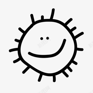 太阳快乐欢乐图标图标