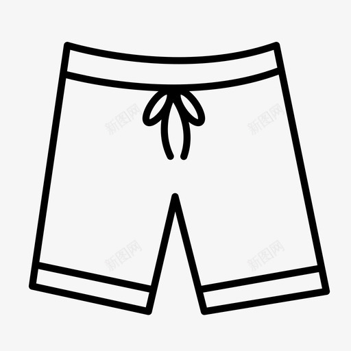 沙滩短裤沙滩海洋图标svg_新图网 https://ixintu.com 夏天 沙滩 沙滩短裤 海洋 海滩图标