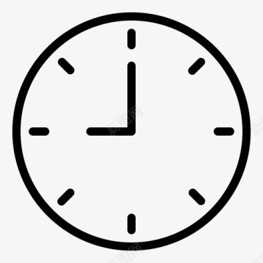 业务时钟截止日期图标图标