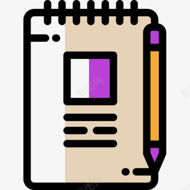 笔记创作工具22颜色省略图标图标