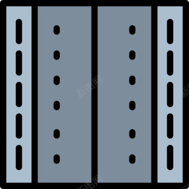 跑道65号机场线形颜色图标图标