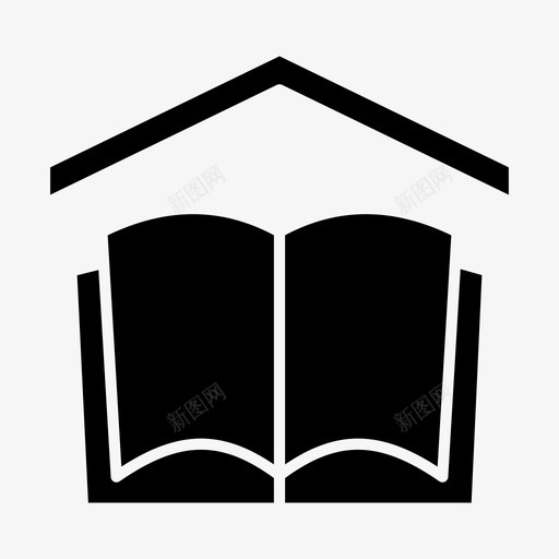 学校书籍校园图标svg_新图网 https://ixintu.com 书籍 大学 学校 学院 校园