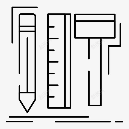 师数码图标svg_新图网 https://ixintu.com 工具 数码 网络界面2月收集v4 设计 设计师 铅笔