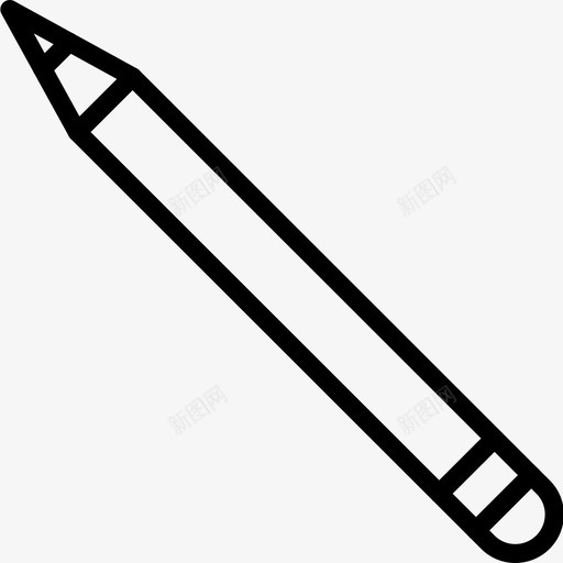 铅笔96号结构线形图标svg_新图网 https://ixintu.com 96号结构 线形 铅笔