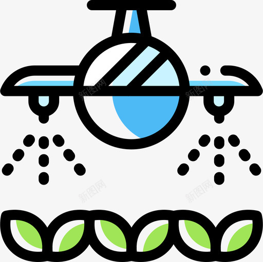 浇水智能农场13颜色省略图标svg_新图网 https://ixintu.com 农场 智能 浇水 省略 颜色