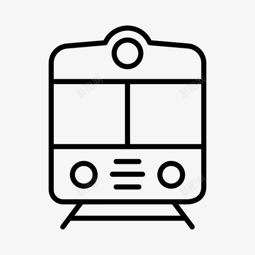 地铁轨道交通火车图标svg_新图网 https://ixintu.com 交通 地铁 方式 旅行 火车 轨道 运输
