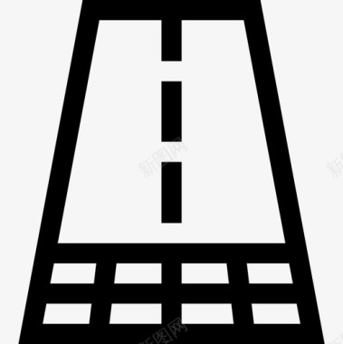 公路公式3直线图标图标