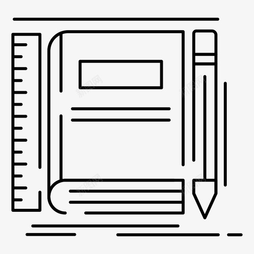 书笔记本记事本图标svg_新图网 https://ixintu.com 书 口袋 笔记本 素描 网络界面2月收集v4 记事本
